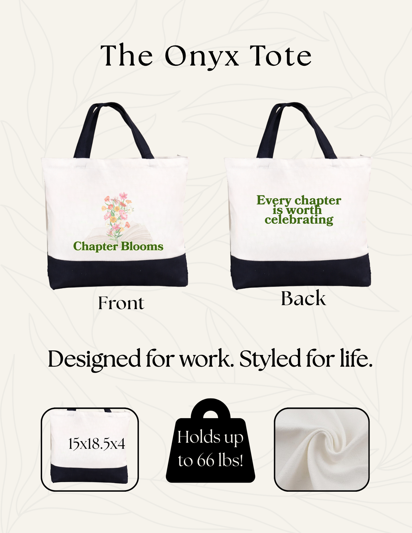 BULK Order Personalizable Tote Bags, Minimum 10